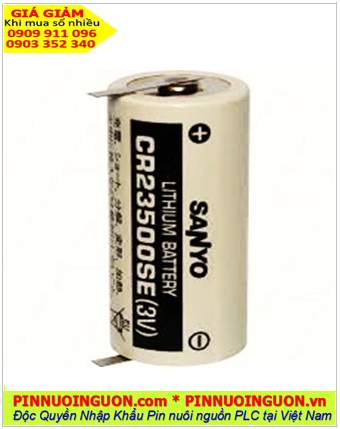Pin Sanyo CR23500SE Lithium 3V size C - 5000mAh chính hãng nuôi nguồn PLC-CNC/hàng có sẳn